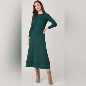 NWT Shoshanna Brady Green Knit Dress